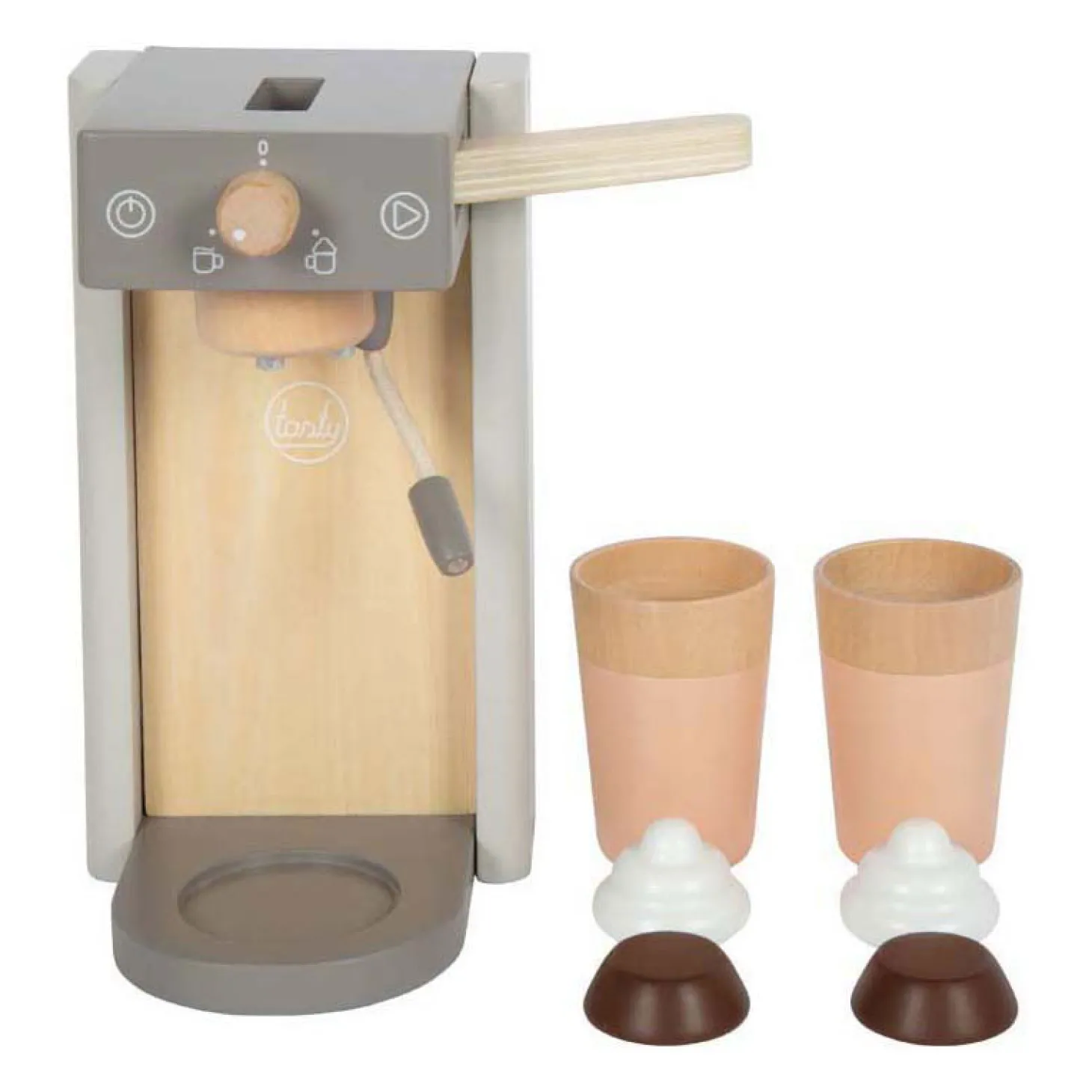 Small Foot Koffiemachine Speelset Grijs 'Tasty'