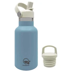 Smikkels RVS Thermos Drinkfles 350ml - Blauw