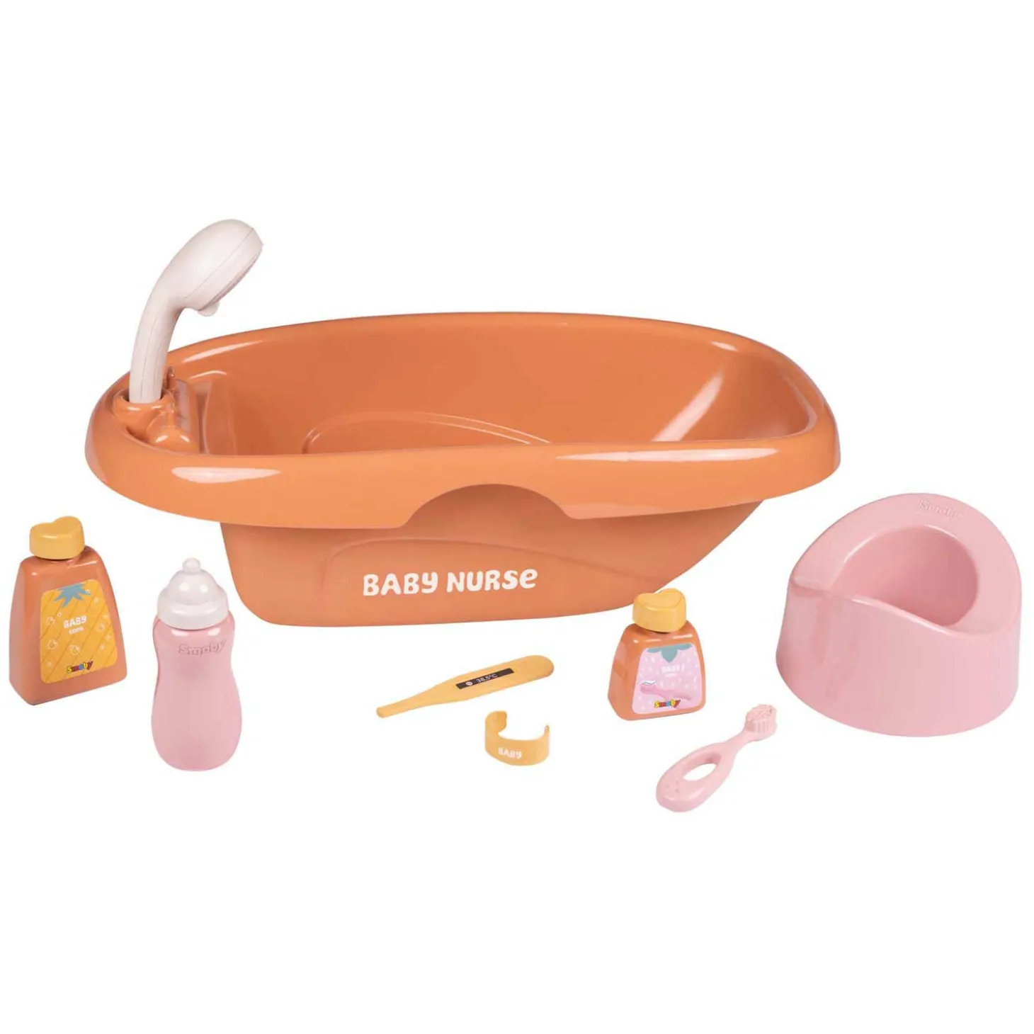 Smoby Baby Nurse Poppenbadset - 9dlg.