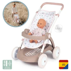 Smoby Baby Nurse Poppenbuggy met Opbergruimte