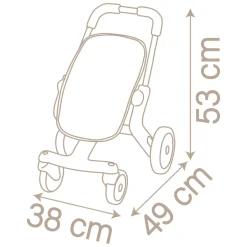 Smoby Baby Nurse Poppenbuggy
