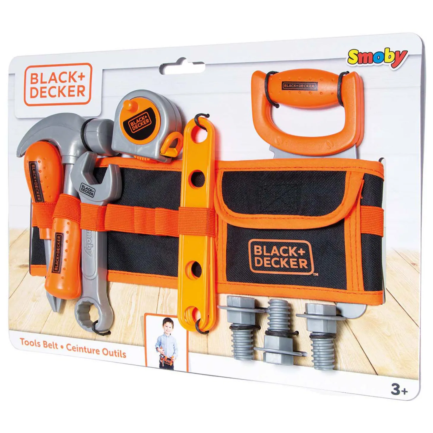 Smoby Black & Decker Gereedschapsriem met Gereedschap, 12dlg.