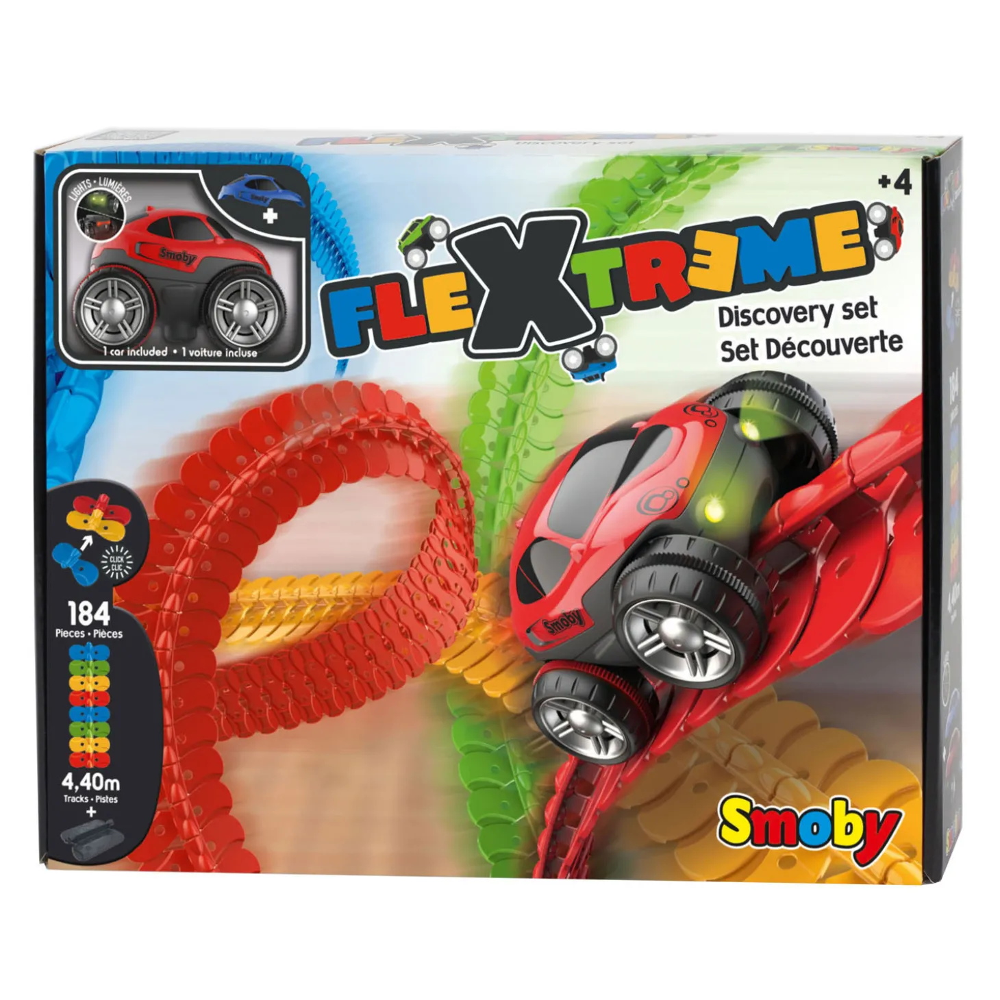 Smoby Flextreme Discovery Racebaan Set, 184dlg.