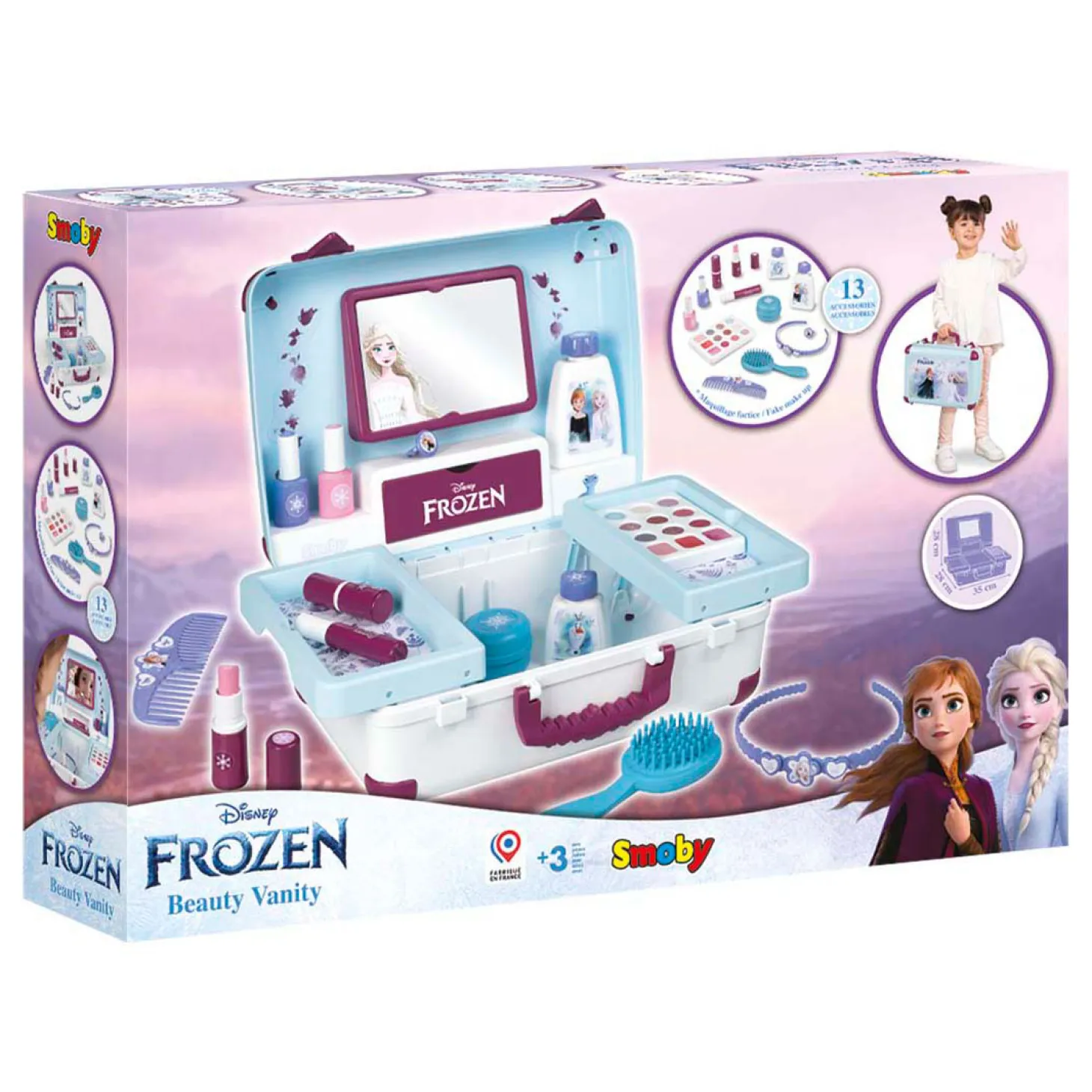Smoby Frozen Beautykoffer, 10dlg.