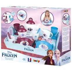 Smoby Frozen XL Theeset met Dienblad, 17dlg.