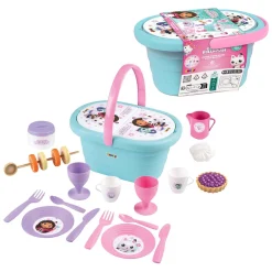 Smoby Gabby's Poppenhuis Picknickmand met Accessoires, 21dlg.