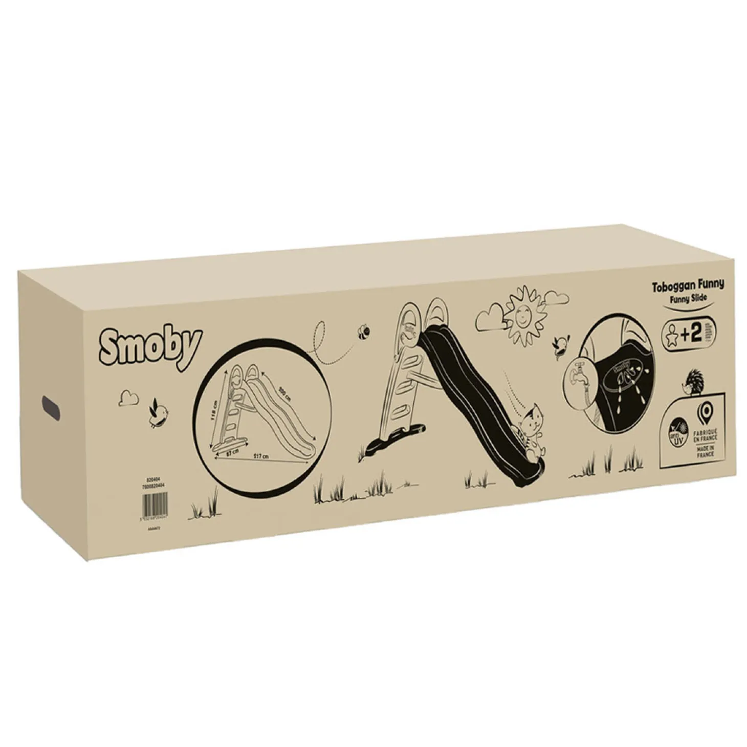 Smoby Glijbaan met Wateraansluiting