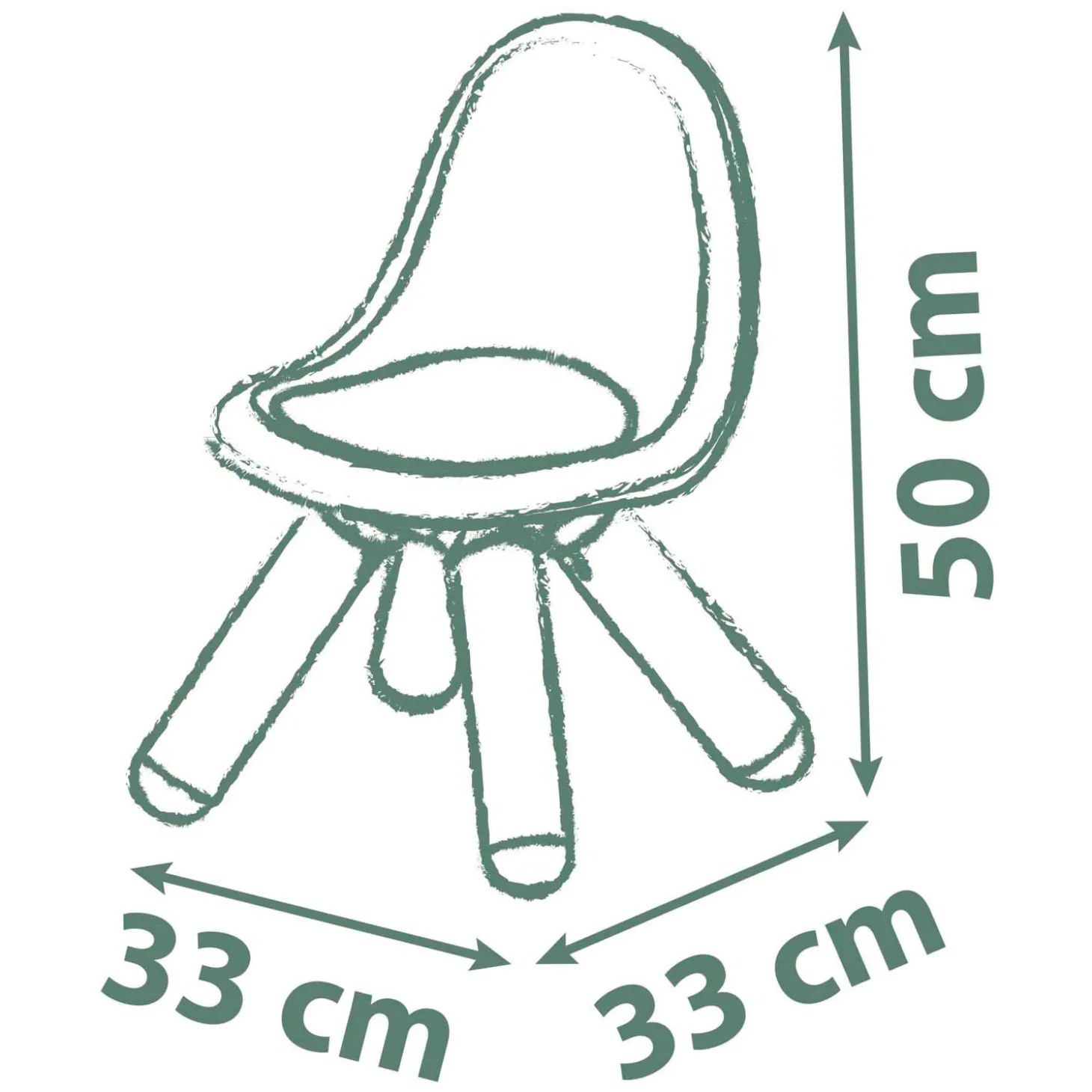 Smoby Life Kinderstoel Groen