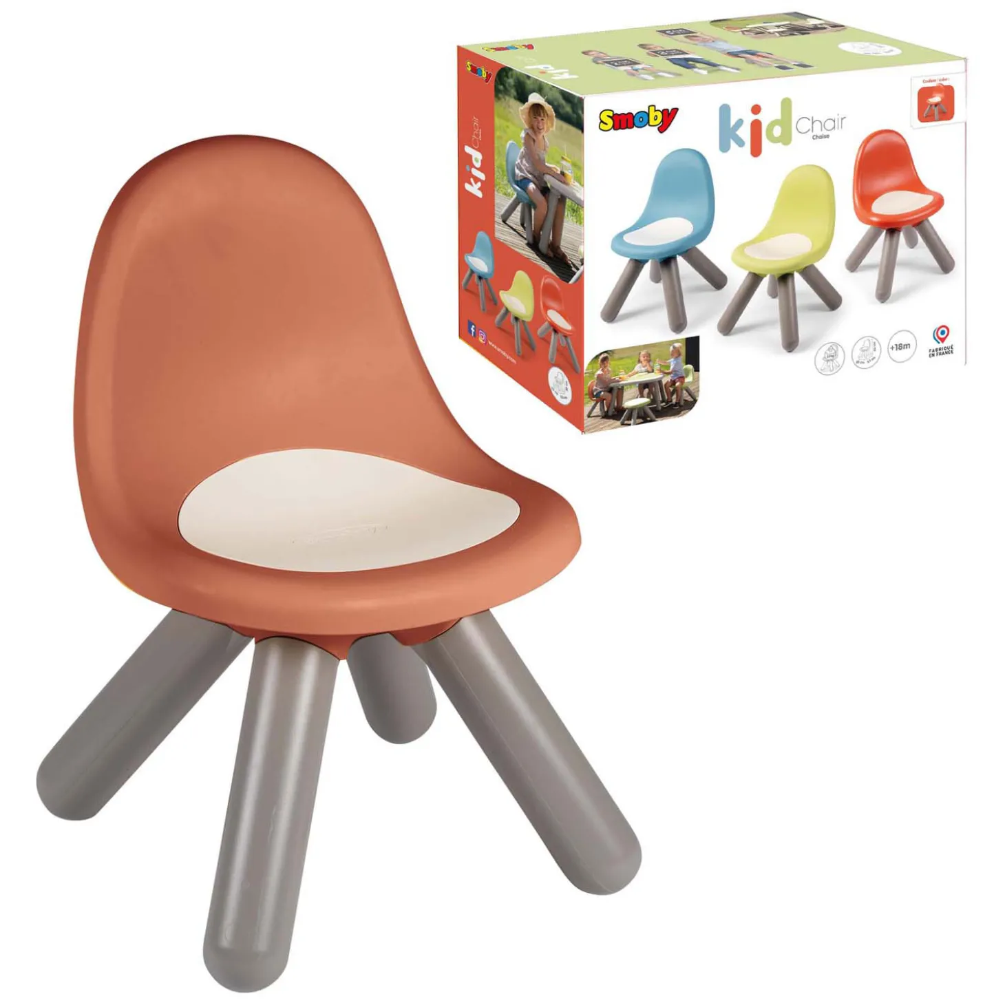 Smoby Life Kinderstoel Terra Cotta