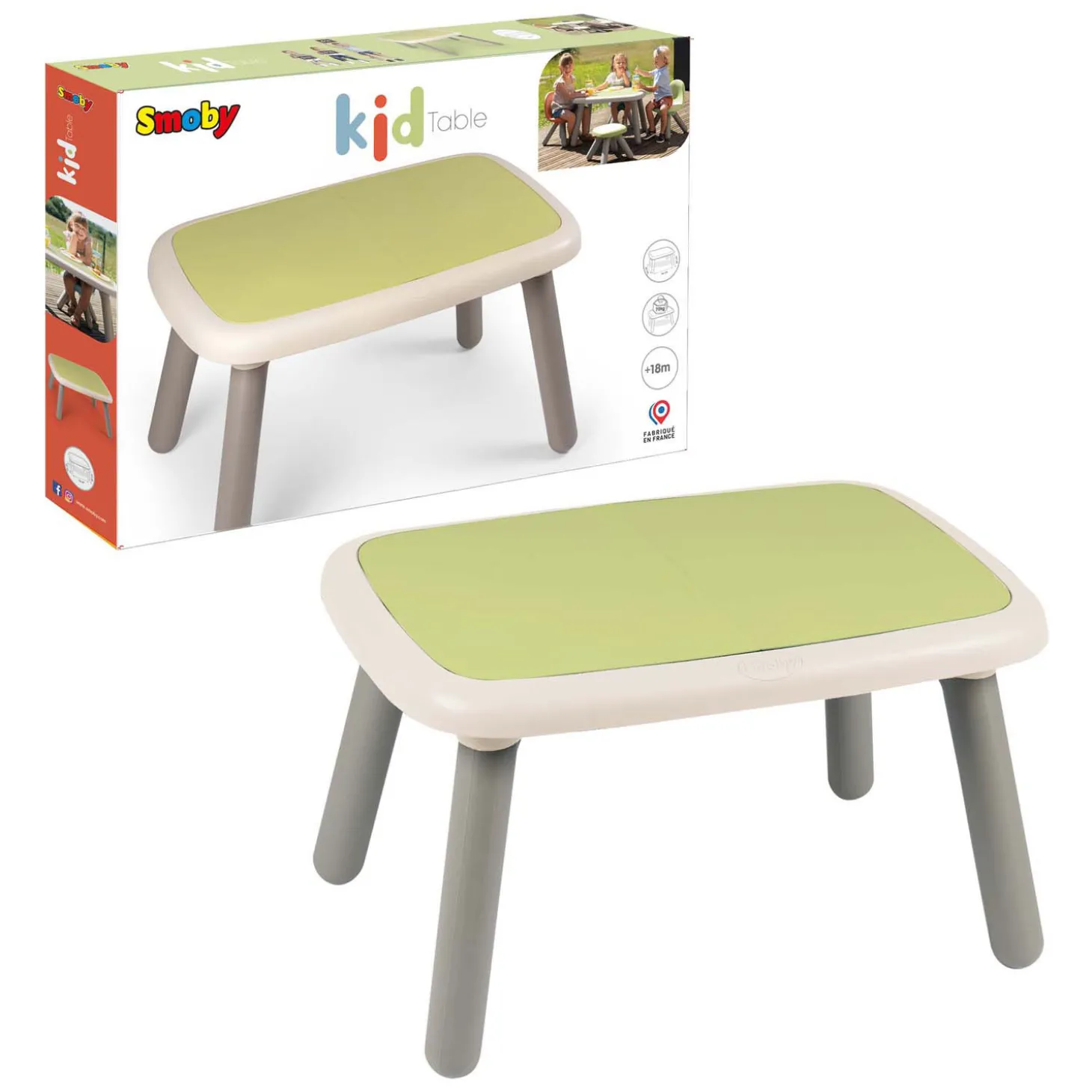 Smoby Life Kindertafel Groen