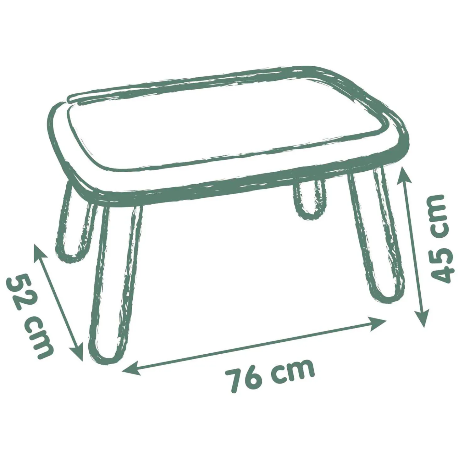 Smoby Life Kindertafel Groen