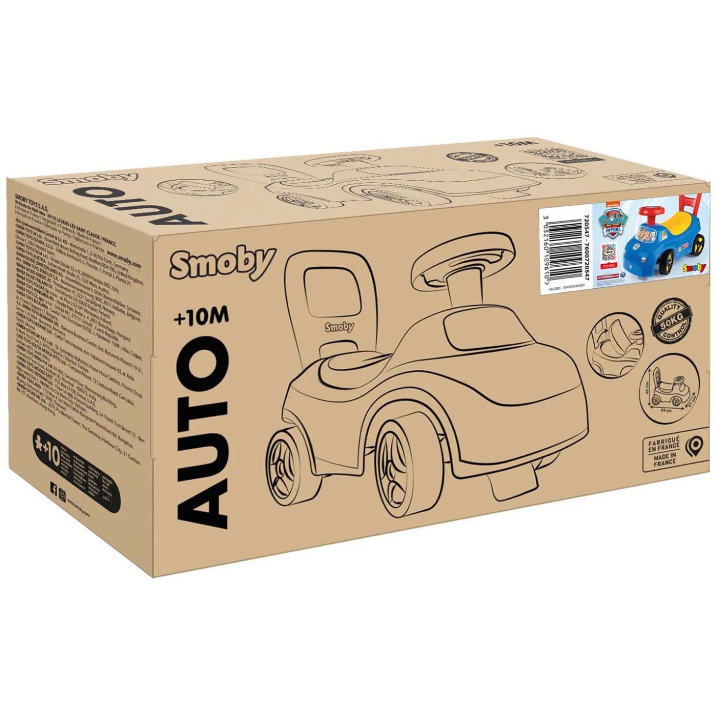 Smoby Loopauto PAW Patrol