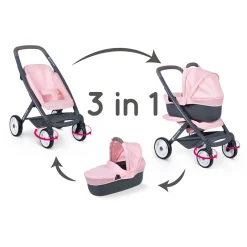 Smoby Maxi-Cosi Poppenwagen, 3in1