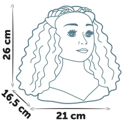 Smoby Mijn Beauty Kappop Afro met Accessoires, 23dlg.