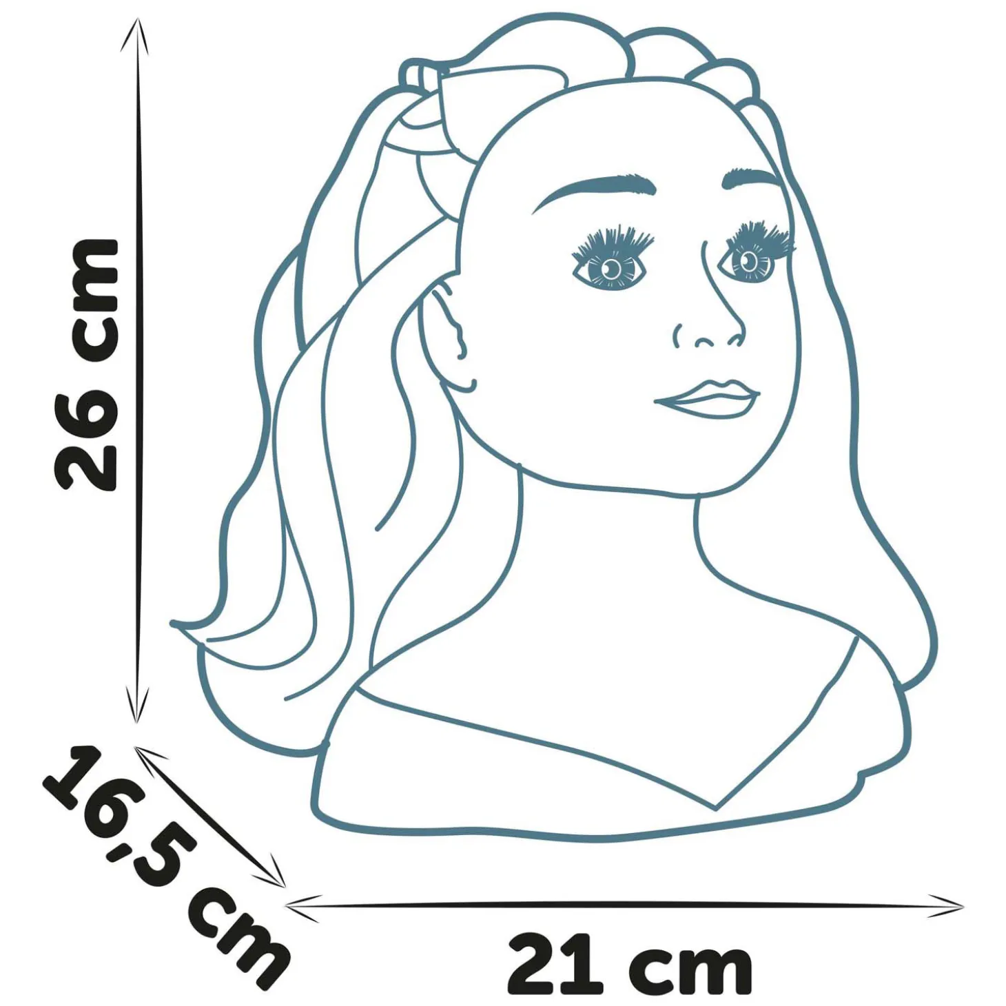 Smoby Mijn Beauty Kappop Blond met Accessoires, 19dlg.