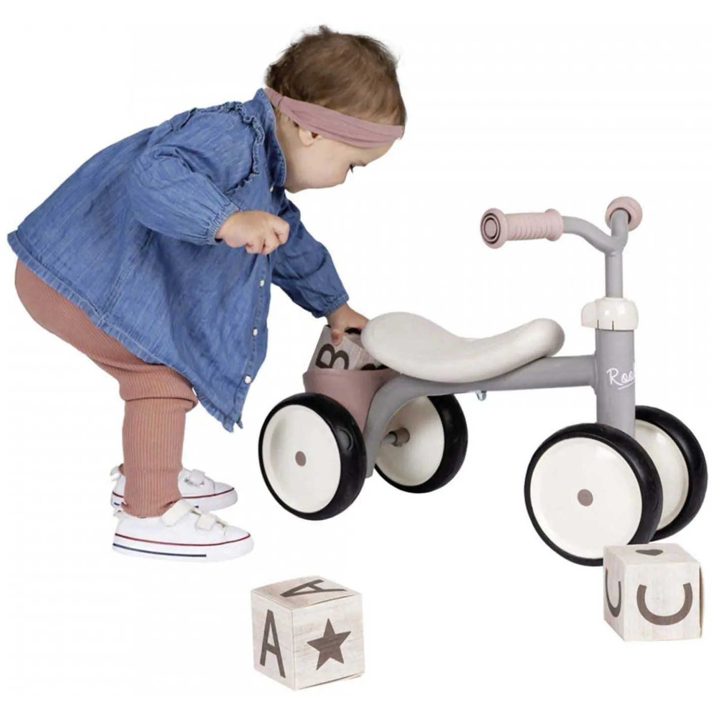 Smoby Rookie Loopfiets Roze