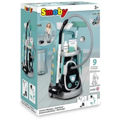Smoby Schoonmaaktrolley met Stofzuiger, 8dlg.