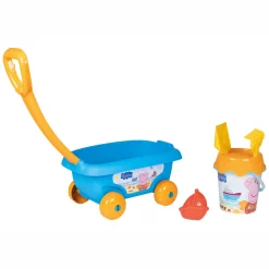 Smoby Strandset Peppa met Bolderkar Peppa Pig, 5dlg.