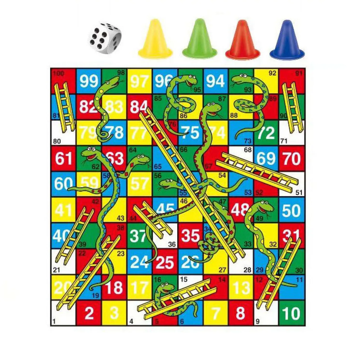 Snakes & Ladderspel Klein