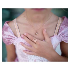 Snowflake Ketting en Ring Set - 2st.