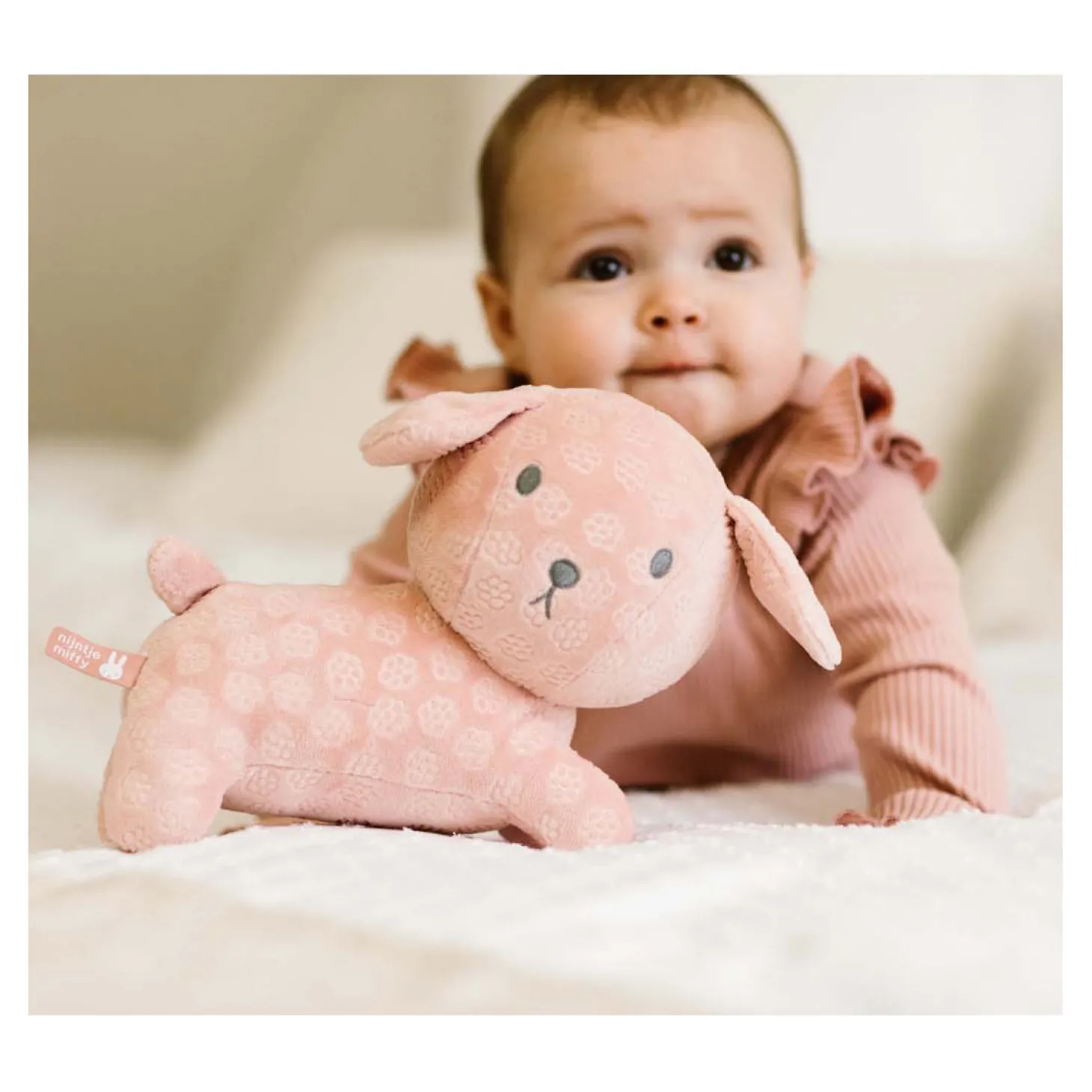 Snuffie Knuffel - Roze, 25cm