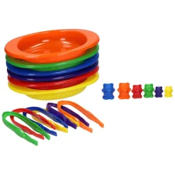 Sorteerset met 6 Gekleurde Schaaltjes