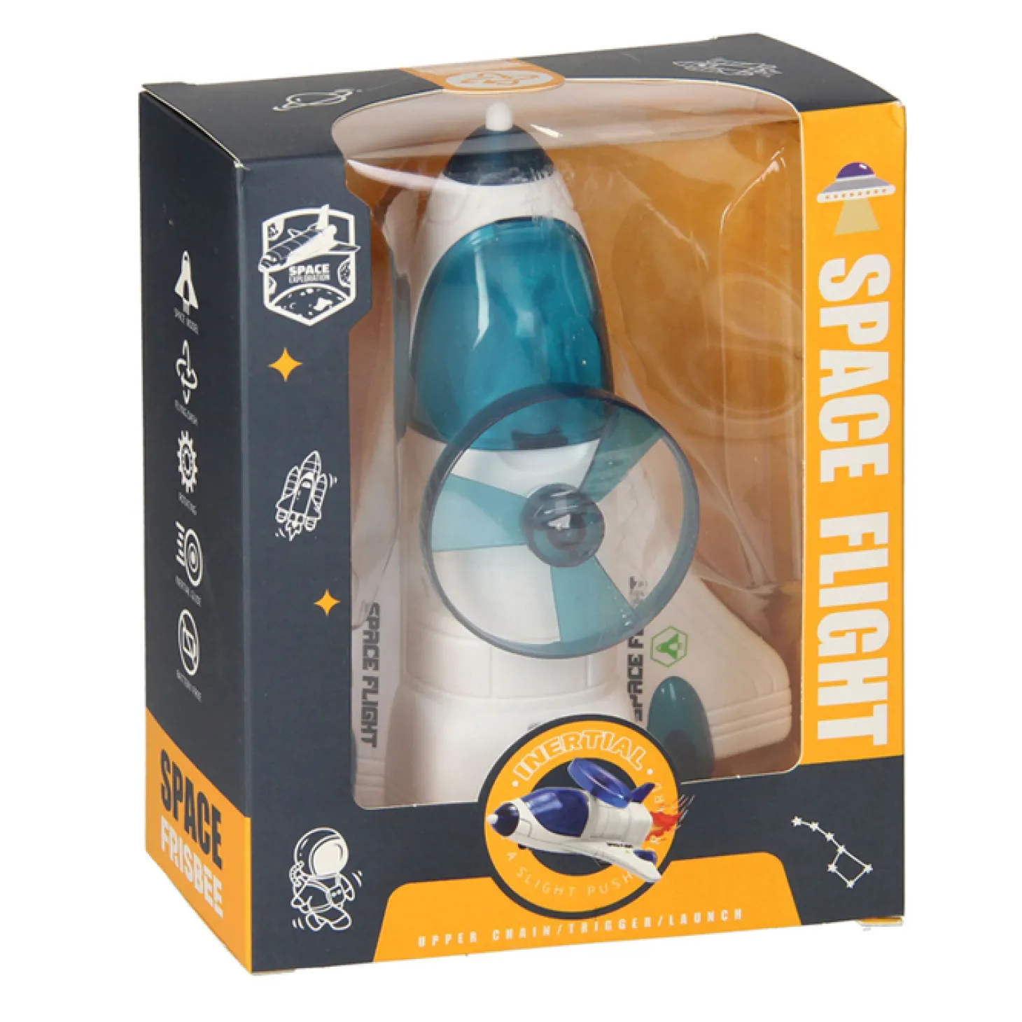 Space Shuttle met Afschietpropellor