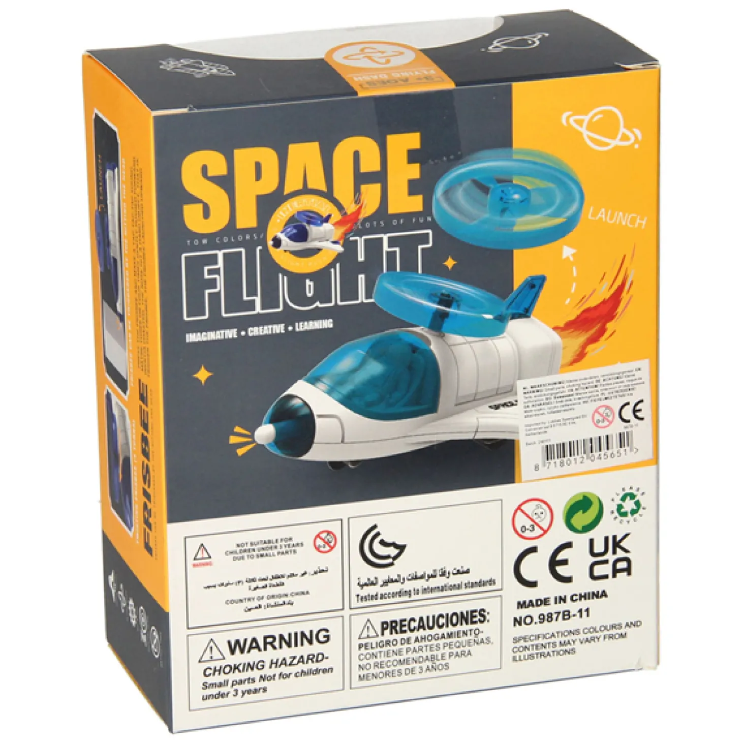 Space Shuttle met Afschietpropellor