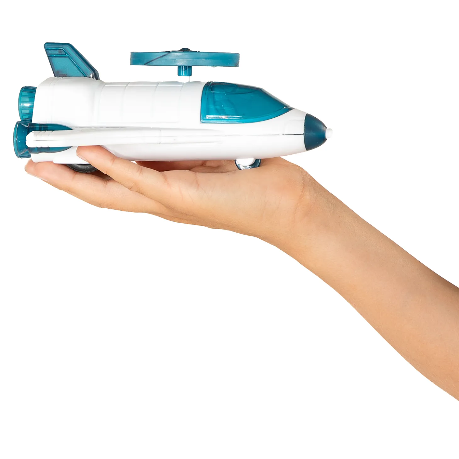 Space Shuttle met Afschietpropellor