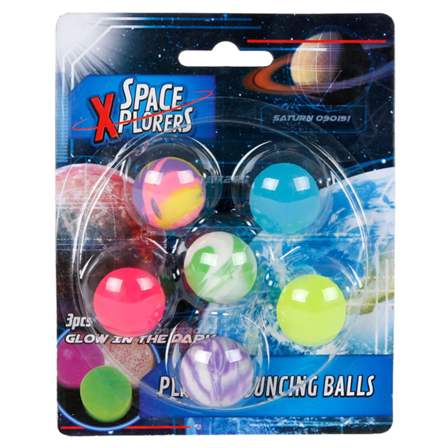 Space Xplorers Stuiterbal Planeten, 5st.