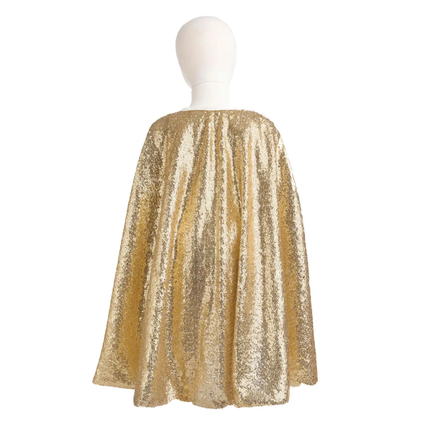 Sparkle Cape met Pailletten Goud, 4-6 jaar