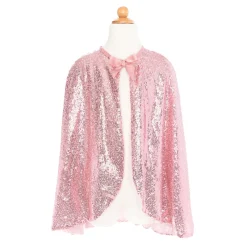 Sparkle Cape met Pailletten Roze, 4-6 jaar
