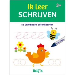 Speel- en leerkaarten - Ik leer schrijven 3+