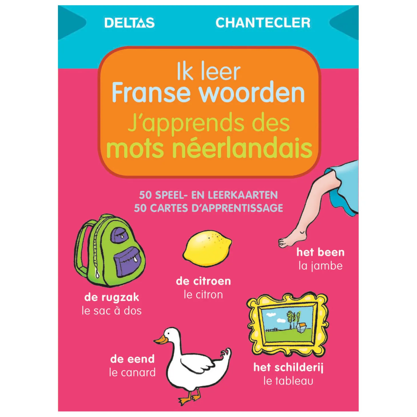 Speel- en leerkaarten - Ik leer Franse woorden