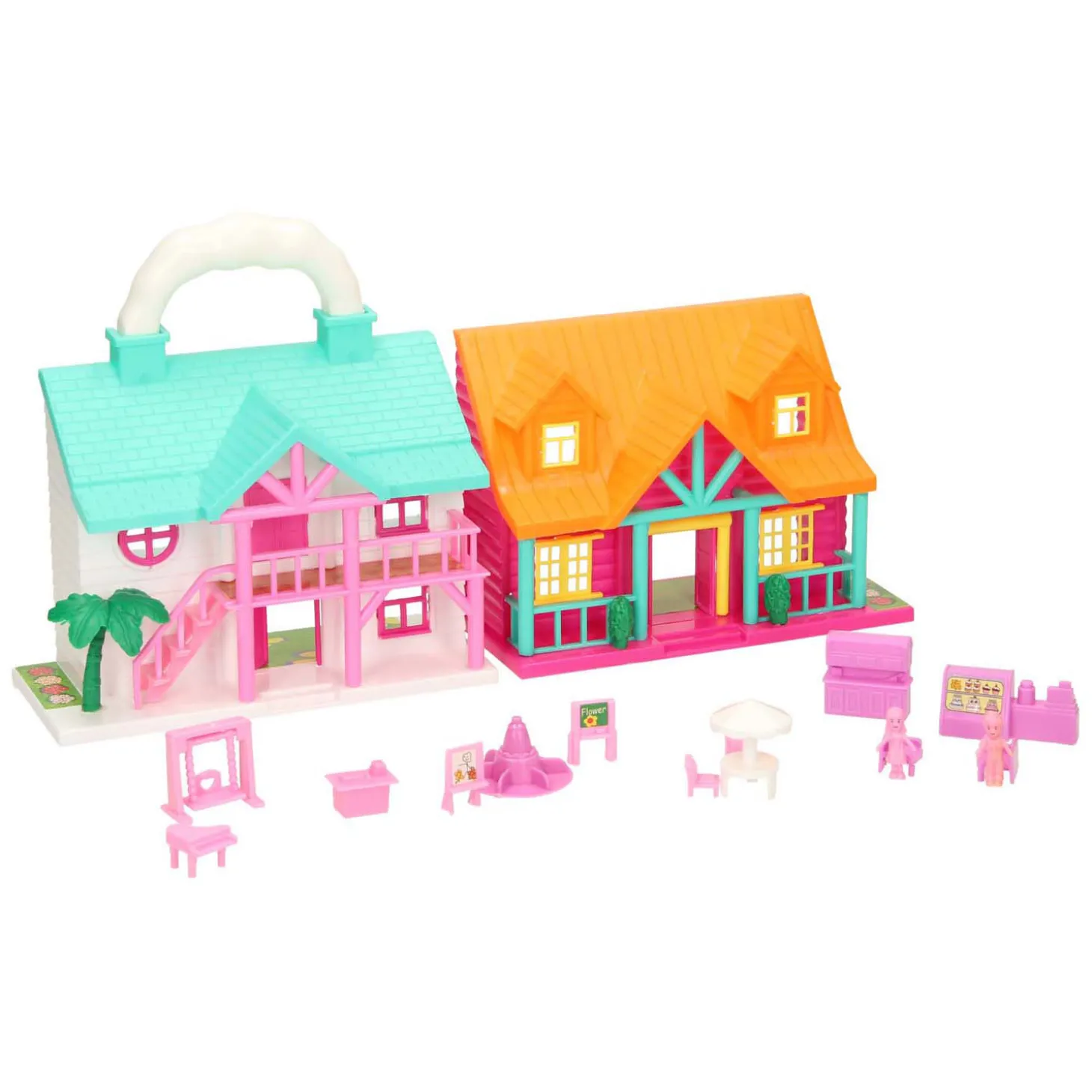 Speelhuis Palmboom met Accessoires.