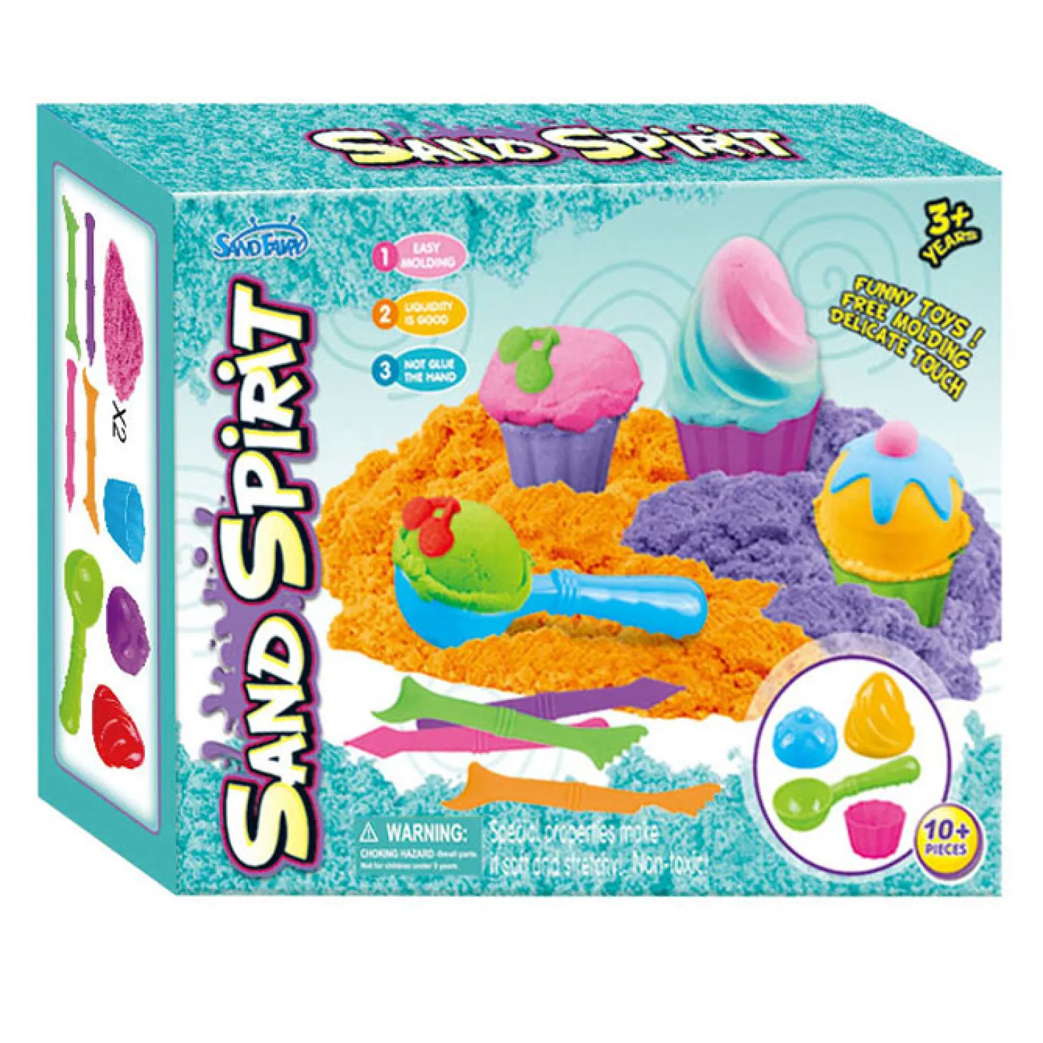 Speelzandset Cupcakes, 2x300gr