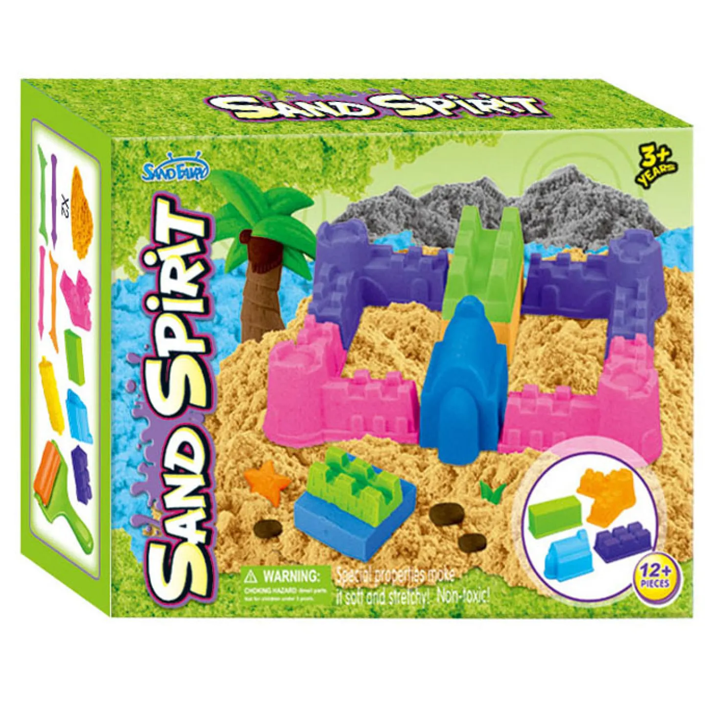 Speelzandset Kasteel, 2x300gr