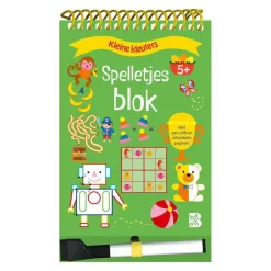 Spelletjesblok met Viltstift 5+