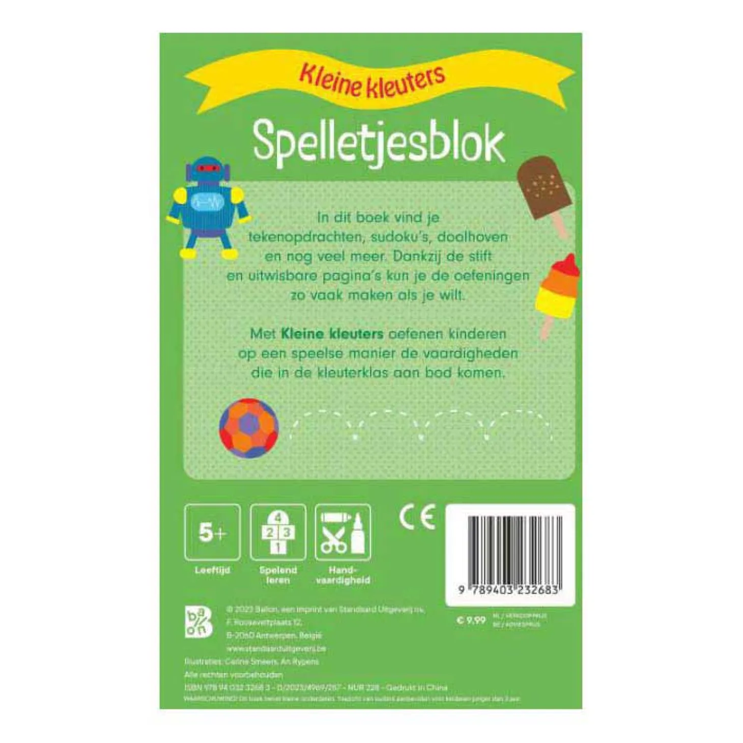 Spelletjesblok met Viltstift 5+