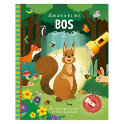 Speuren In het Bos Zoekboek met Kartonnen Zaklamp