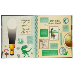 Speuren in het Dinobos + kartonnen zaklamp