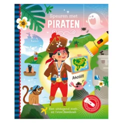 Speuren met Piraten Zoekboek met Kartonnen Zaklamp