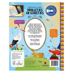 Speuren Naar Drolletjes En Scheetjes Zoekboek met Kartonnen Zaklamp