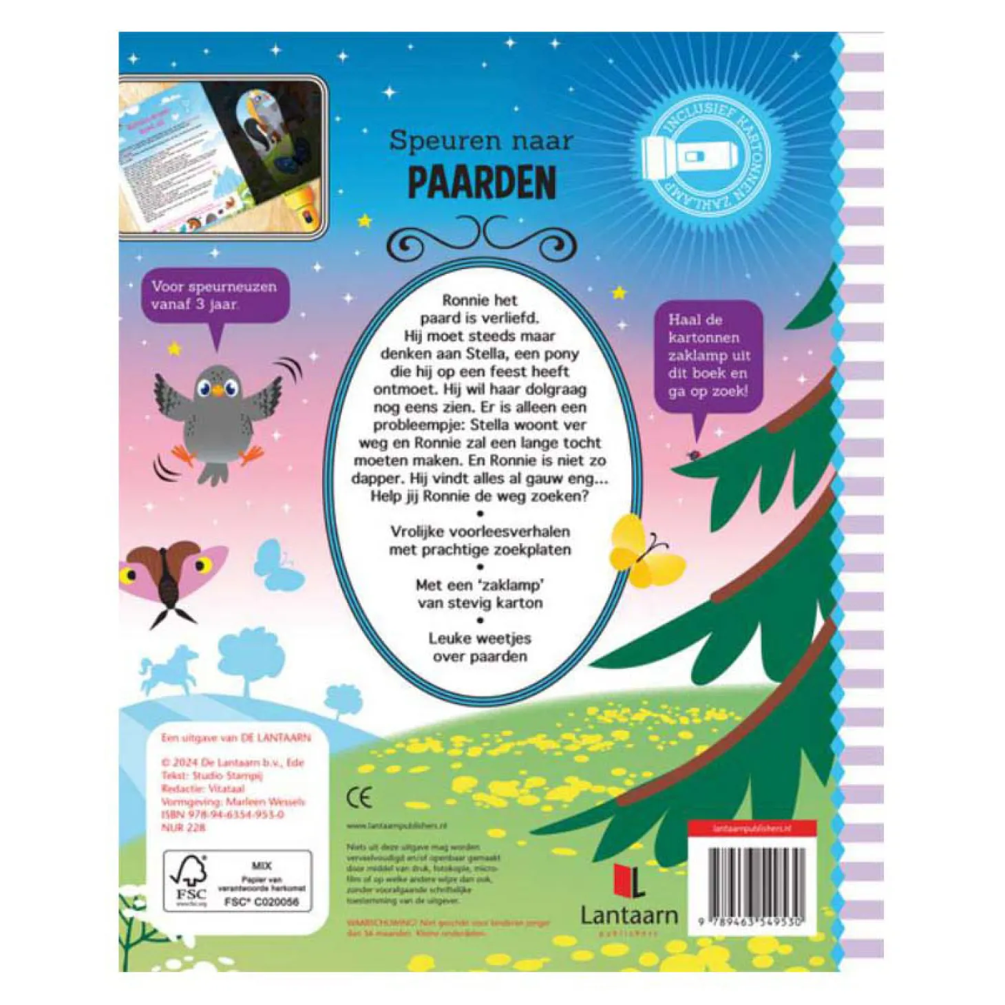 Speuren Naar Paarden Zoekboek met Kartonnen Zaklamp