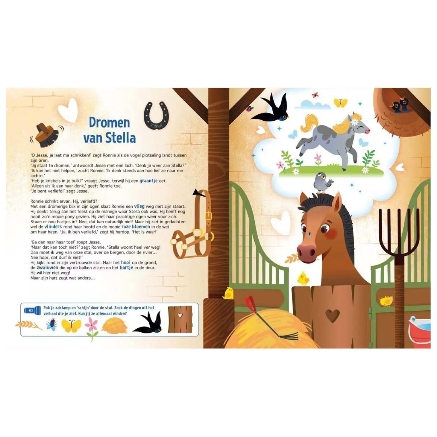 Speuren Naar Paarden Zoekboek met Kartonnen Zaklamp