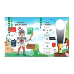 Speuren Naar Ridders & Kastelen Zoekboek met Kartonnen Zaklamp