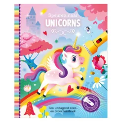 Speuren Naar Unicorns Zoekboek met Kartonnen Zaklamp