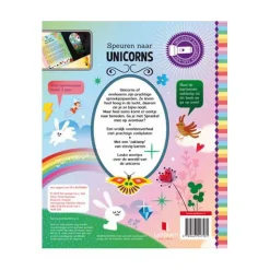 Speuren Naar Unicorns Zoekboek met Kartonnen Zaklamp