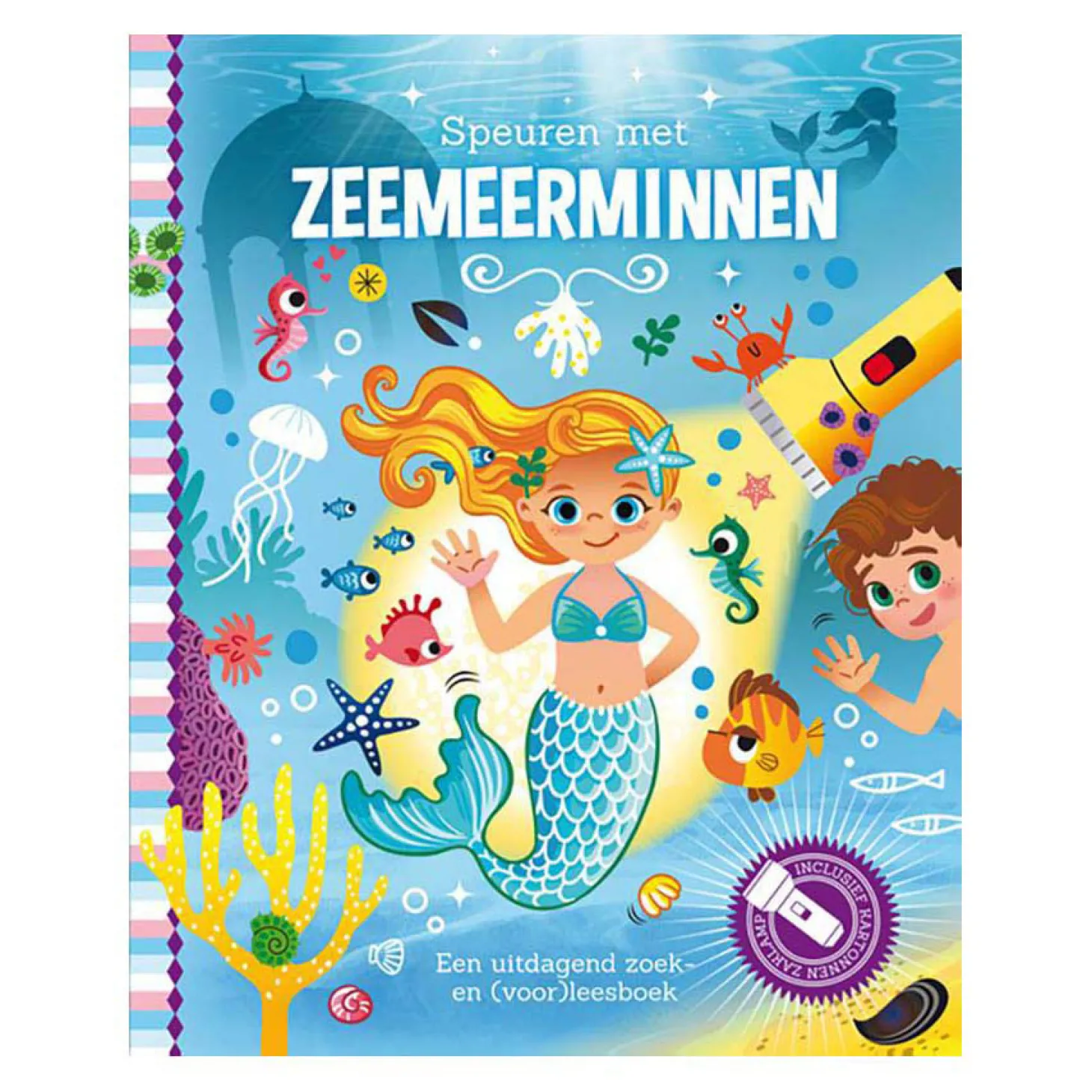 Speuren Naar Zeemeerminnen Zoekboek met Kartonnen Zaklamp