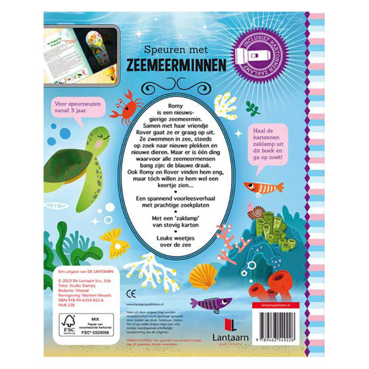 Speuren Naar Zeemeerminnen Zoekboek met Kartonnen Zaklamp